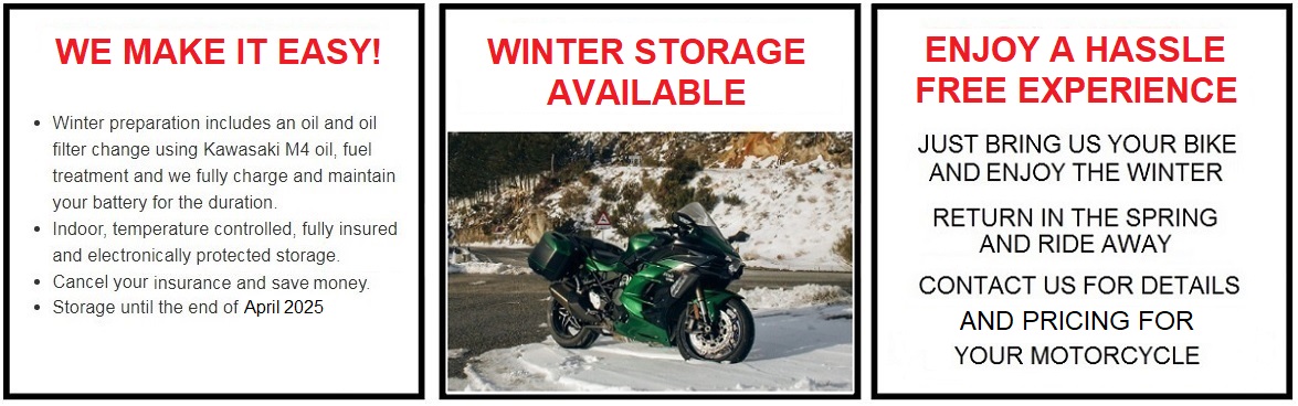 Winter Storage Available Now